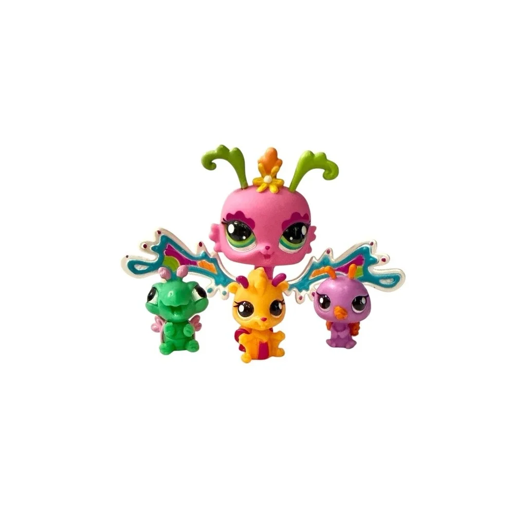 Littlest Pet Shop LPS Fairy Roller Coaster #2795 #2796 #2797 #2798 2012 Set